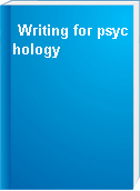 Writing for psychology