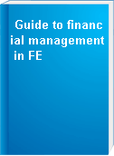 Guide to financial management in FE