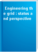 Engineering the grid : status and perspective
