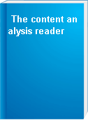 The content analysis reader
