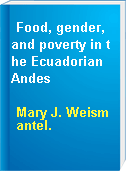 Food, gender, and poverty in the Ecuadorian Andes