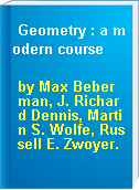 Geometry : a modern course