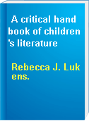 A critical handbook of children