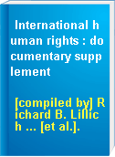 International human rights : documentary supplement