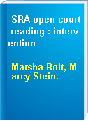 SRA open court reading : intervention