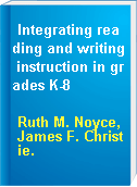 Integrating reading and writing instruction in grades K-8