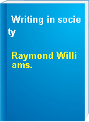Writing in society