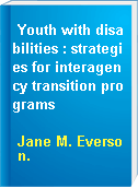 Youth with disabilities : strategies for interagency transition programs