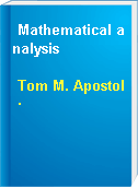 Mathematical analysis