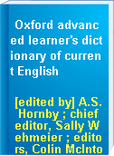 Oxford advanced learner