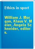 Ethics in sport