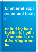 Emotional expression and health